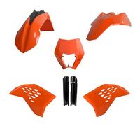 POLISPORT 8504400001 Protection de carter de moteur de moto noir