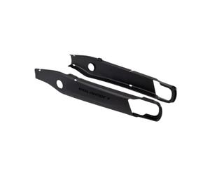 Polisport 8506200001 - Protection EVO de bras oscillant pour Stark Varg (2023-2026) - Protection antidérapante renforcée, Fixation double vissée, Haute résistance aux chocs, Couleur Noir