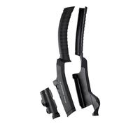 Polisport 8506300001 - Protection de châssis pour Stark Varg (2023-2026) - Protecteurs de cadre slim, Plastique haute résistance, Surface texturée antidérapante, Couleur Noir