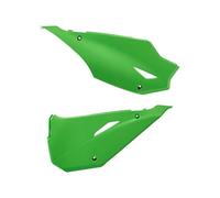 POLISPORT 8506500001 - Caches latéraux pour Kawasaki KX125/250 03'-08' avec un ajustement parfait, qualité OEM, idéaux pour remplacer les originaux, Vert