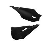 POLISPORT 8506500002 - Caches latéraux pour Kawasaki KX125/250 03'-08' avec un ajustement parfait, qualité OEM, idéaux pour remplacer les originaux, Noir