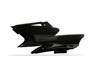 Polisport 8603000002 Lot de 8 panneaux latéraux en plastique pour Kawasaki KX250F (2003-2008) Noir