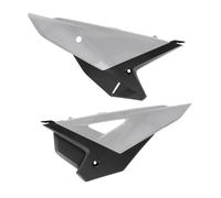 POLISPORT 8611300002 - Plaque Latérale Restyling pour Honda CRF 250R 22'-24' et CRF 450R 21'-24' - Qualité, Durabilité et Ajustement Parfait, Couleur Blanc