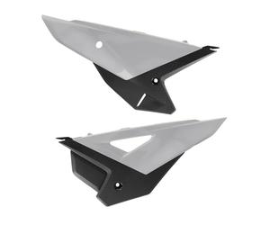 POLISPORT 8611300002 - Plaque Latérale Restyling pour Honda CRF 250R 22'-24' et CRF 450R 21'-24' - Qualité, Durabilité et Ajustement Parfait, Couleur Blanc