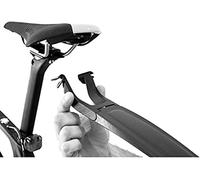 POLISPORT 8623700001 - Garde-Boue arrière S-Mud modèle Long Universel pour vélos Gravel et Route avec Roues de 28" de Couleur Noir