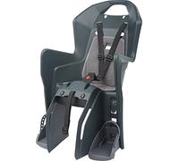 POLISPORT 8631500005 - Siège arrière KOOLAH CFS pour vélos avec Roues de 26'' à 29'' adapté aux Enfants pesant de 9 à 22Kg avec ancrage sur Le Porte-Bagages en Color Gris Foncé/Argent