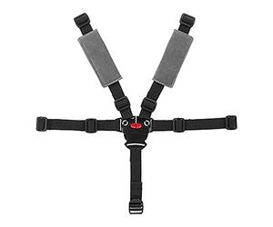 POLISPORT 8632100016 - Harnais de sécurité 5 Points + Rembourrage de Rechange pour Fauteuil modèle BILBY Maxi de Couleur Noire