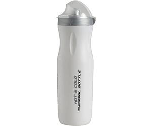 Polisport 8641700084 - Bouteille Isotherme Hot&Cold 500 ML. Bouteille d'eau pour Cyclistes sans BPA en Couleur Blanc