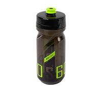 POLISPORT 8645300204 - Bidon vélo du modèle S600 d'une contenance de 600ml. Bouteille d'eau pour Cyclistes sans BPA en Couleur Noir Transparente