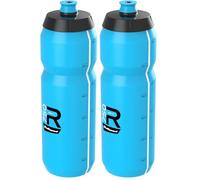 Polisport 8646300003 - Bidon vélo du modèle R Collection R750 d'une contenance de 750ml. Bouteille d'eau pour cyclistes sans BPA en couleur bleu (Lot de 2)