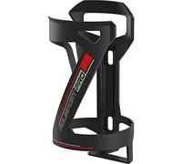 POLISPORT 8646400003 - Porte-bidon modèle Side Cage Pro pour VTT Vélo léger, résistant et Rapide à Monter en Couleur Noir/Rouge
