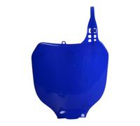 POLISPORT 8658000003 - Plaque d'immatriculation avant réplique OEM en plastique brillant durable et résistant compatible avec les motos Yamaha en couleur bleu
