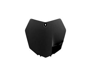 POLISPORT 8659100003 - Plaque d'immatriculation avant réplique OEM en plastique brillant durable et résistant compatible avec les motos KTM en couleur noir
