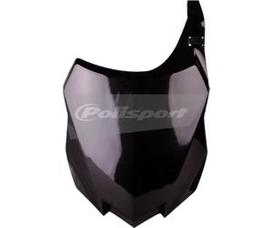 Polisport 8659200003 - Plaque d'immatriculation Avant réplique OEM en Plastique Brillant Durable et résistant Compatible avec Les Motos Kawasaki en Couleur Noir