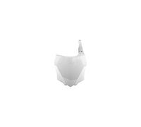 POLISPORT 8662900002 - Plaque d'immatriculation avant réplique OEM en plastique brillant durable et résistant compatible avec les motos Kawasaki en couleur blanc