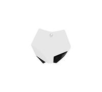 POLISPORT 8664700016 - Plaque d'immatriculation avant réplique OEM en plastique brillant durable et résistant compatible avec les motos KTM en couleur blanc