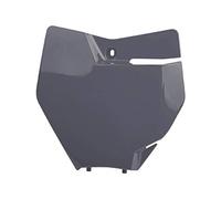 Polisport 8664900007 - Plaque d'immatriculation Avant réplique OEM en Plastique Brillant Durable et résistant Compatible avec Les Motos KTM en Couleur Nardo Gris