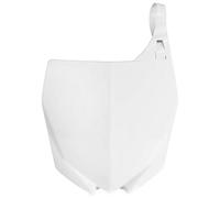 POLISPORT 8665500001 - Plaque d'immatriculation avant réplique OEM en plastique brillant durable et résistant compatible avec les motos Yamaha en couleur blanc