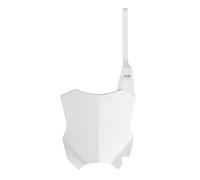 POLISPORT 8665900002 - Plaque d'immatriculation avant réplique OEM en plastique brillant durable et résistant compatible avec les motos Kawasaki en couleur blanc
