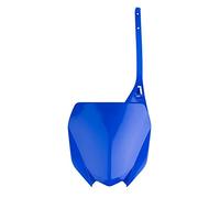 POLISPORT 8666000007 - Plaque d'immatriculation Avant réplique OEM en Plastique Brillant Durable et résistant Compatible avec Les Motos Yamaha en Couleur Bleu