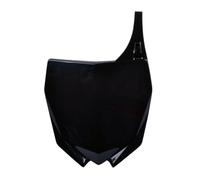 Polisport Plaque frontale 8678400002 – Réplique OEM en plastique brillant noir compatible Yamaha