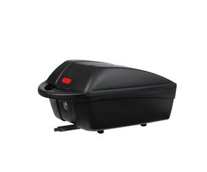 POLISPORT 8870100002 - Coffre arrière vélo 11L, verrouillable et étanche, Mallette Robuste pour vélo, Compatible avec Porte-Bagages MIK & MIK-HD SnapLock, Noir