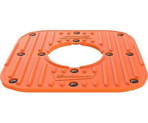 Polisport 8985900001 - Couvercle supérieur en Caoutchouc antidérapant de Remplacement avec Clips de Fixation pour Le chevalet en Plastique Conception de Couleur Orange