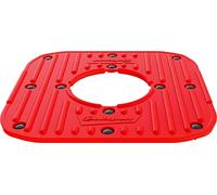 Polisport 8985900003 - Couvercle supérieur en Caoutchouc antidérapant de Remplacement avec Clips de Fixation pour Le chevalet en Plastique Conception de Couleur Rouge