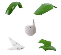 POLISPORT 90162 - Kit de répliques plastiques MX de Polisport pour ceux qui recherchent la qualité OEM pour motos Kawasaki en couleur OEM