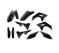 POLISPORT 90847 - Kit de répliques Plastiques MX de Polisport pour Ceux Qui recherchent la qualité OEM pour Motos Honda en Couleur Noir