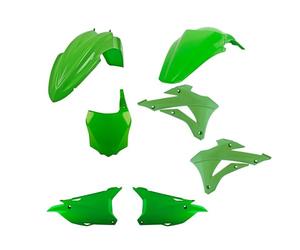 POLISPORT 90922 - Kit de répliques plastiques MX de Polisport pour ceux qui recherchent la qualité OEM pour motos Kawasaki en couleur OEM