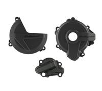 Polisport Kit de protection des couvercles Sherco SE250/300 14-20 embrayage et allumage Noir