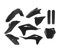 POLISPORT 91066 - Kit de répliques plastiques MX de Polisport pour ceux qui recherchent la qualité OEM pour motos GAS GAS en couleur noir