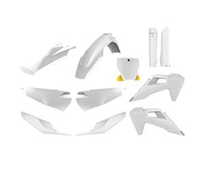 POLISPORT 91123 - Kit de répliques plastiques MX de Polisport pour ceux qui recherchent la qualité OEM pour motos Husqvarna en couleur OEM