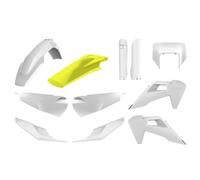 POLISPORT 91324 - Kit de répliques Plastiques MX de Polisport pour Ceux Qui recherchent la qualité OEM pour Motos Husqvarna en Couleur OEM