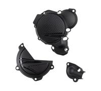 POLISPORT 91375 - Kit de Protection des Couvercles de Moteur Noir