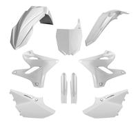 POLISPORT 91389 - Kit Plastique Complet (avec Protège-Fourches) YAMAHA Blanc