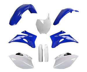 POLISPORT 91394 - Kit Plastique Complet (avec Protège-Fourches) YAMAHA Couleur OEM