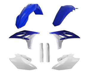 POLISPORT 91418 - Kit Plastique Complet (avec Protège-Fourches) YAMAHA Couleur OEM