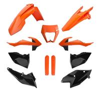 POLISPORT 91473 - Kit Plastique Complet (avec Protège-Fourches) KTM ORK-16/Noir