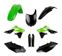 POLISPORT 91486 - Kit Plastique Complet (avec Protège-Fourches) KAWASAKI Couleur OEM 13
