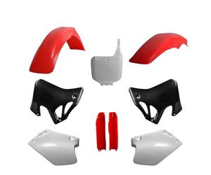 POLISPORT 91507 - Kit Plastique Complet (avec Protège-Fourches) HONDA Couleur OEM 95-96