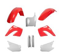 Polisport Off Road Mx Full Honda Cr125r/250r 00-01 91510 Plastics Kit Rouge