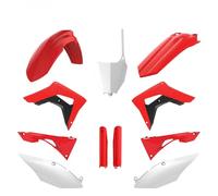 POLISPORT 91544 - Kit Plastique Complet (avec Protège-Fourches) HONDA Couleur OEM