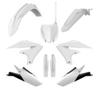 POLISPORT 91549 - Kit Plastique Complet (avec Protège-Fourches) YAMAHA Blanc