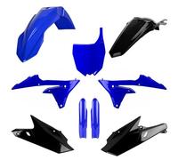 POLISPORT 91549 - Kit Plastique Complet (avec Protège-Fourches) YAMAHA Bleu YAM98/Noir
