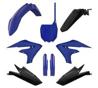 POLISPORT 91549 - Kit Plastique Complet (avec Protège-Fourches) YAMAHA Bleu YAM98/Noir