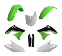 POLISPORT 91566 - Kit Plastique Complet (avec Protège-Fourches) KAWASAKI Couleur OEM 11-10