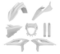 POLISPORT 91597 - Kit plastique complet pour Beta RR X-Pro 2025 avec ajustement parfait, style OEM et résistance extrême pour les conditions tout-terrain, Blanc