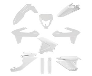 POLISPORT 91623 - Kit complet de plastiques pour Sherco SE/SEF 25'-26' avec ajustement parfait, résistance off-road et qualité OEM. Idéal pour remplacer toutes les pièces d’origine. Blanc